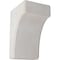 Ekena Millwork 3 1/2"W x 4"D x 6"H Clarksville Wood Vintage Decor Bracket, Chalk Dust White BKTWD04X04X06CVWH - alternate 1